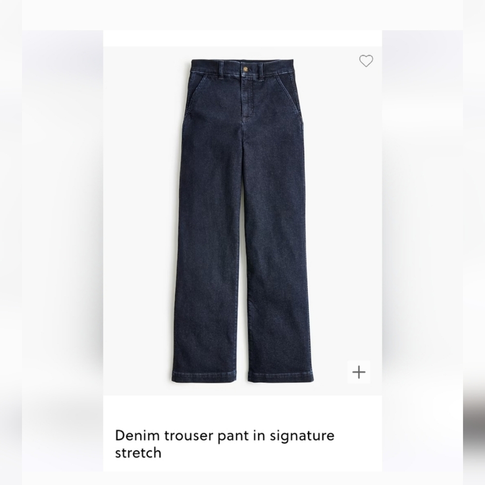 J. Crew Factory denim trouser jeans